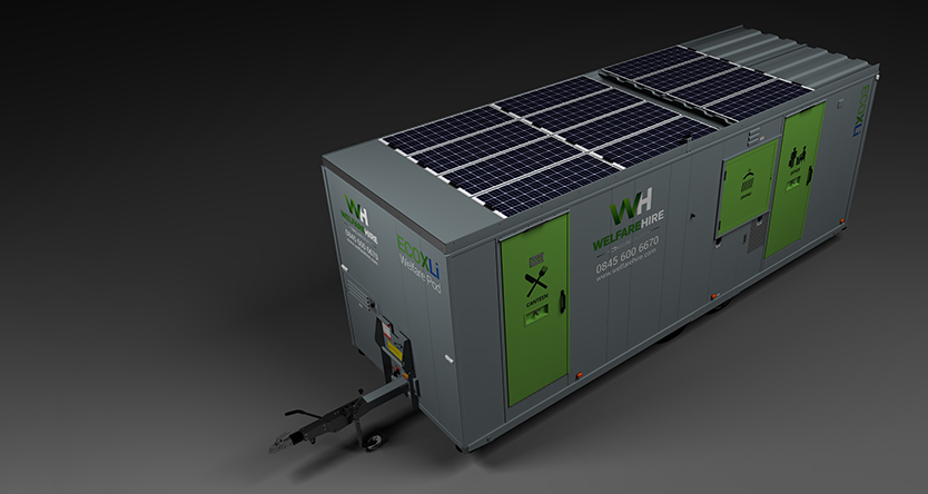 Lithium battery and solar technology minimises the requirement for generator power